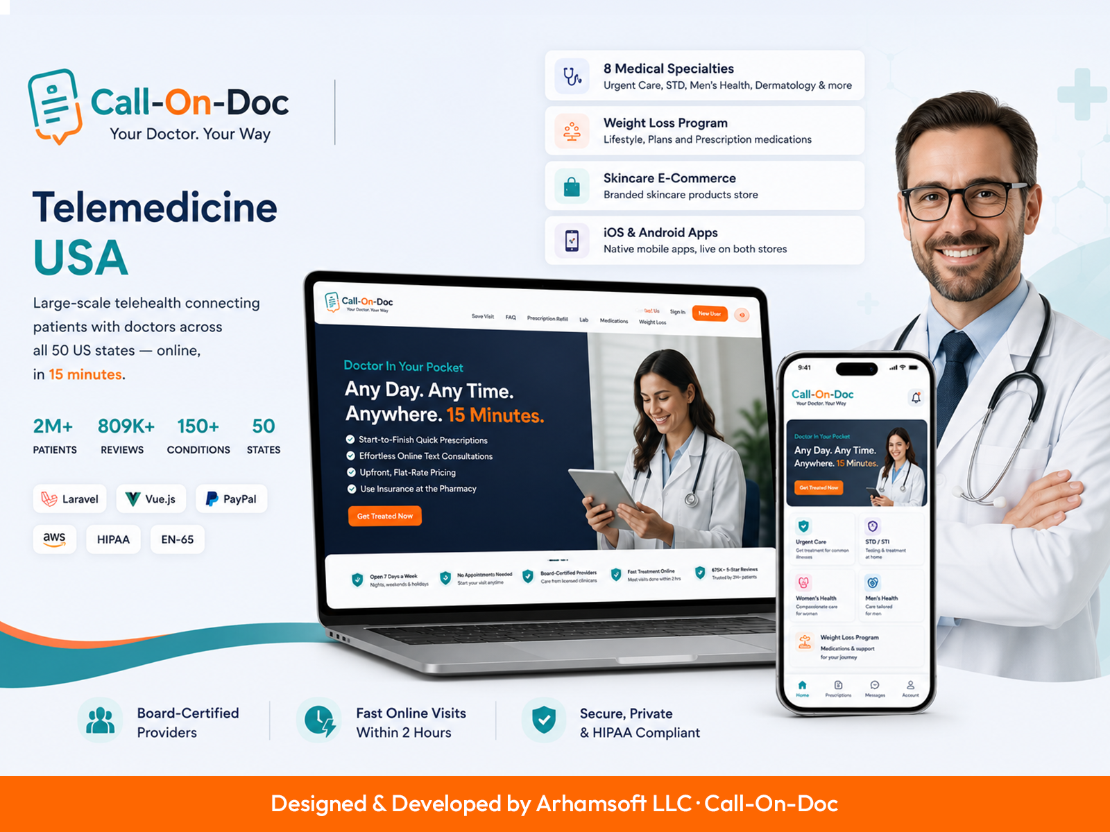 Telehealth Platform Serving 2M+ Users preview 1
